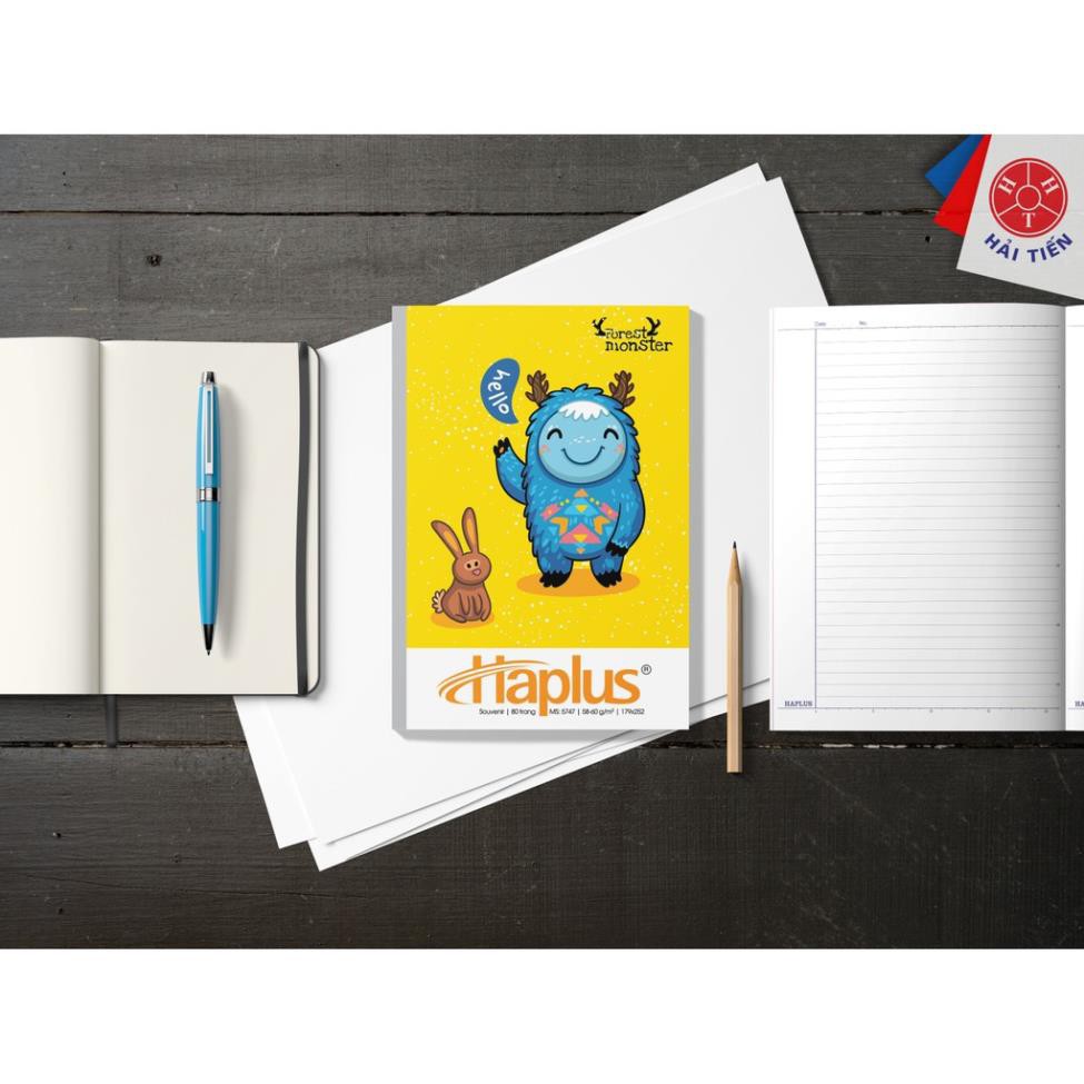 Lốc Vở kẻ ngang Haplus - Souvenir   LOẠI 1 - LOẠI ĐẸP NHẤT