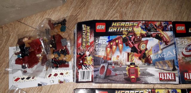 Lắp ráp Người sắt LegoHero Gathering 99334 một hộp