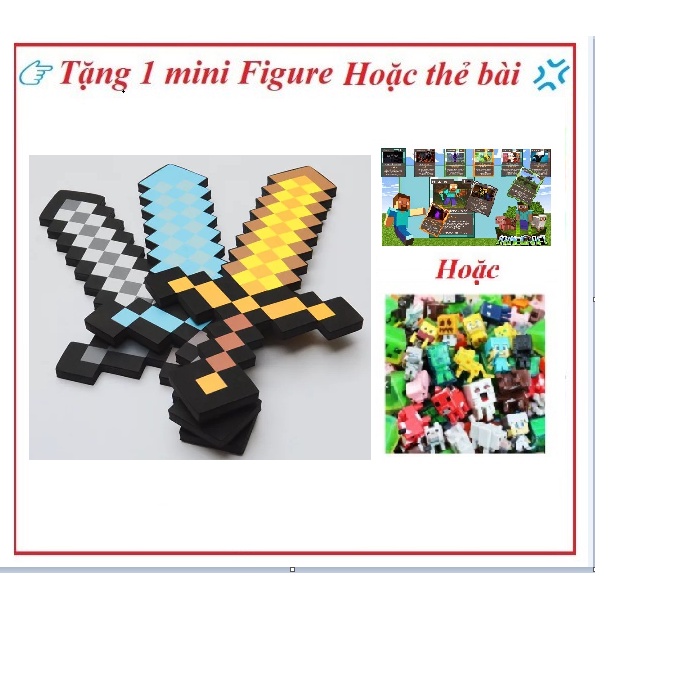 Combo 3 kiếm minecraft