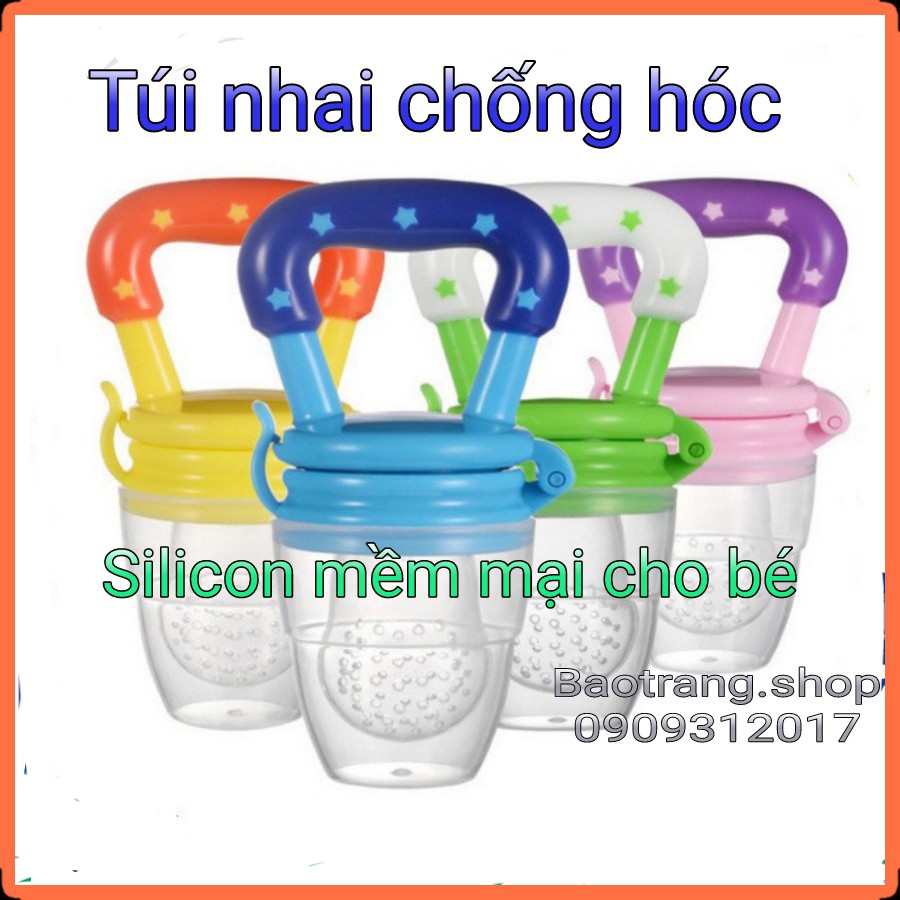 [SIÊU RẺ] Túi nhai ăn dặm chống hóc GB Baby Hàn Quốc siêu mềm