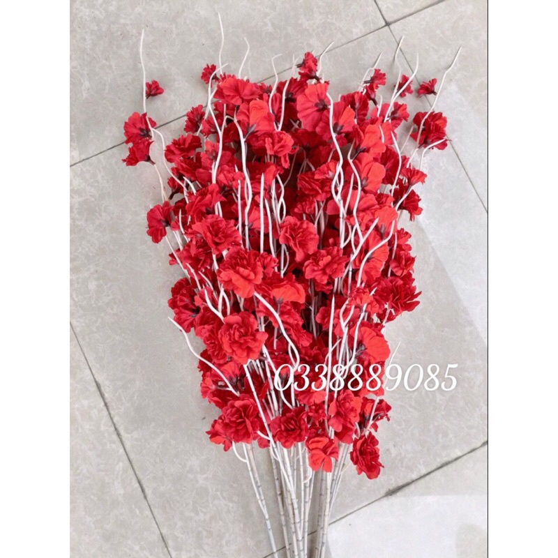 ẢNH THẬT - Cành Đào Giả Cành Đào Râu 1m Trang Trí Tết Cực Đẹp đủ màu - hàng đẹp và sẵn kho