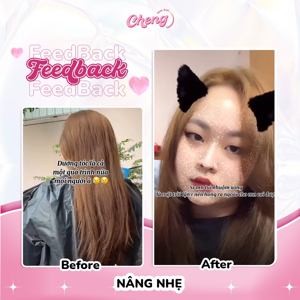 Thuốc NÂNG TONE Tóc - Nâng Tông Sáng, Nhuộm Tóc Chuẩn Màu | Chenglovehair, Chenglovehairs