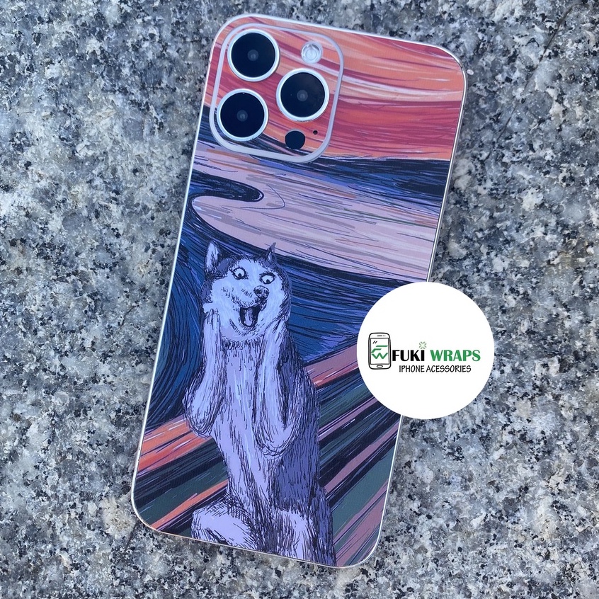 Tấm dán Skin Mặt Sau Hình Sói FULL VIỀN Dành Cho 13prm , 12prm , 11prm , x , xsm , ip11 , ip12 , ip13 - FukiShop