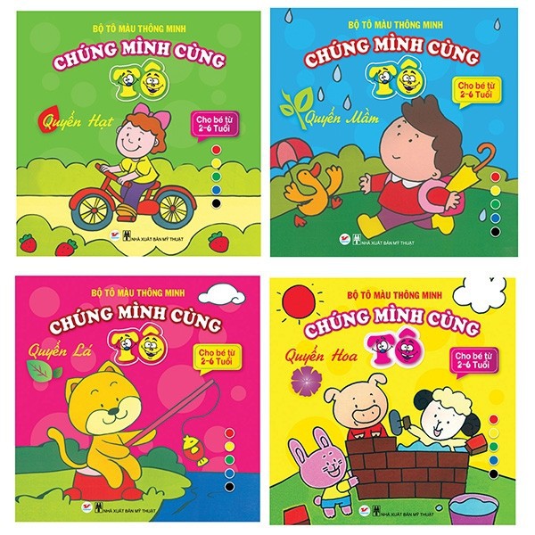 Sách - Tô Màu Thông Minh - Chúng Mình Cùng Tô - Quyển Hạt