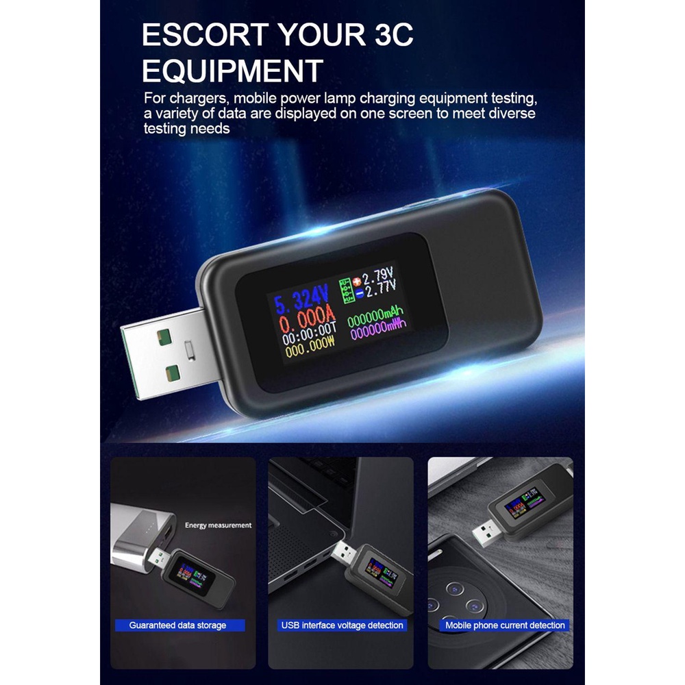 Usb Kiểm Tra Pin Sạc Dự Phòng Chuyên Dụng Tiện Lợi