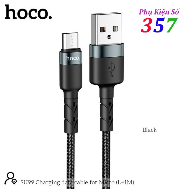 Cáp sạc nhanh Hoco SU99 siêu bền iP/ Micro Android / Type-C