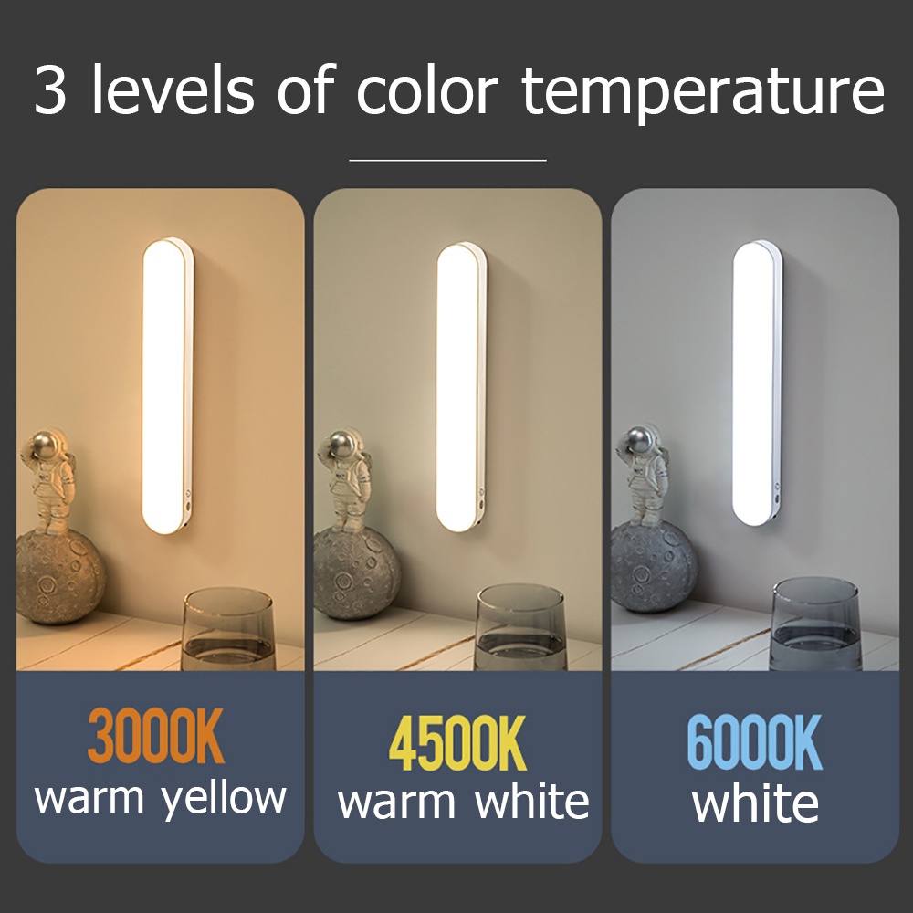 Đèn LED USB Từ Tính Kèm Giá Đỡ Đứng Để Bàn Tiện Dụng Cho Phòng Học / Văn Phòng