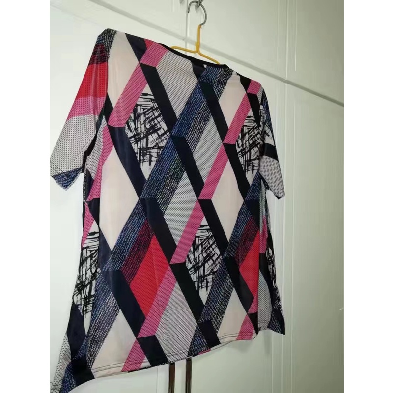 Áo thun tay ngắn cổ tròn dáng rộng in họa tiết thời trang xuân hè cho nữ