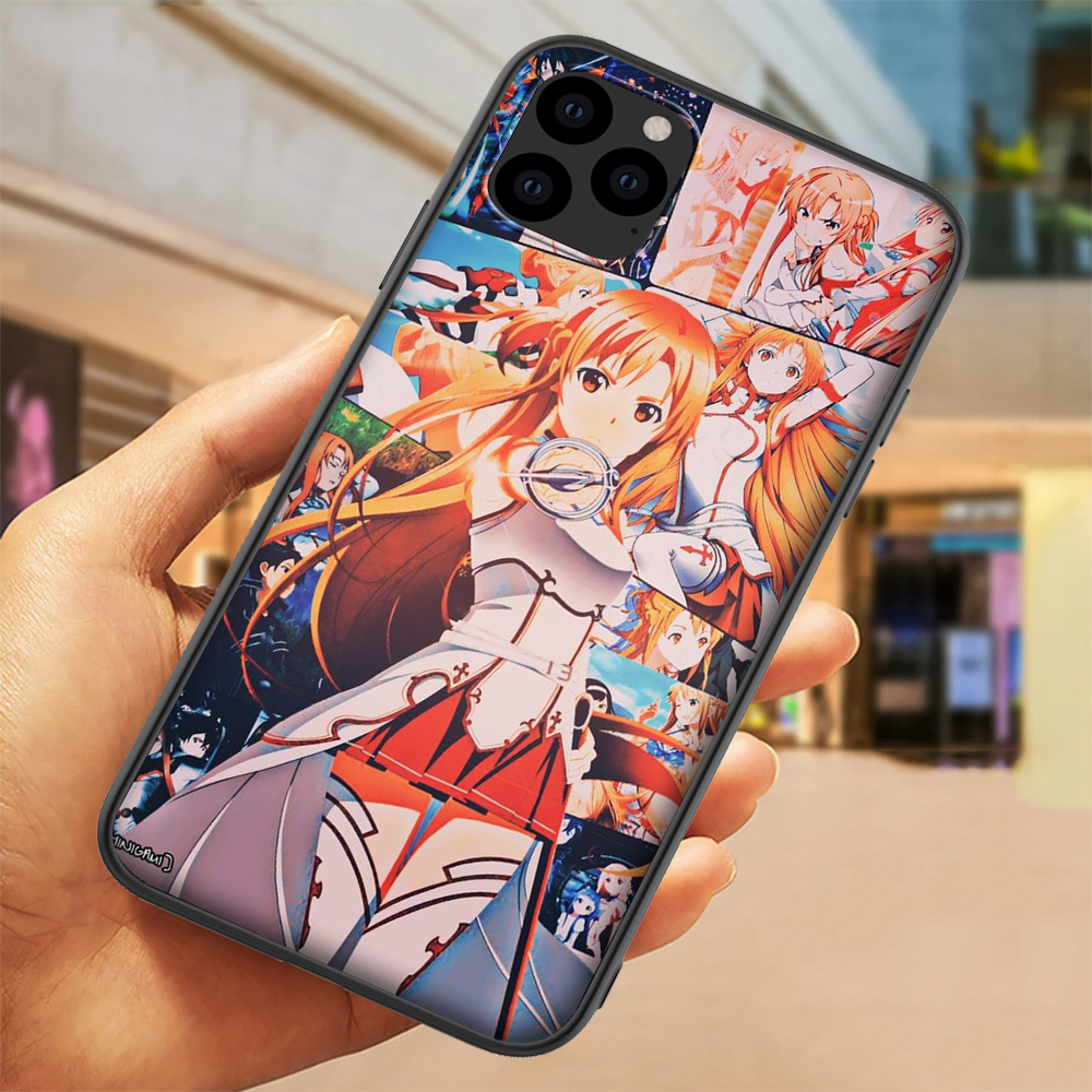 Ốp Điện Thoại Mềm Hình Anime Albedo Overlord Ts6 Cho Iphone 11 Pro Xs Max Xr X 8 7 6 6s Plus