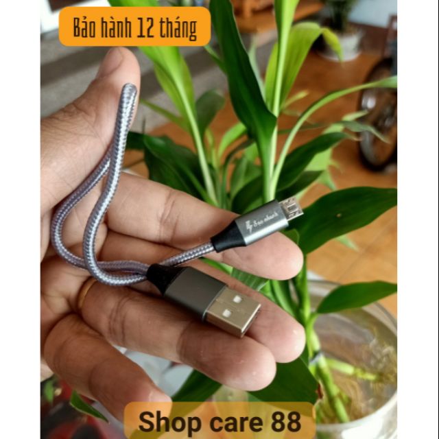 (GIÁ SỐC) CÁP DÙ SẠC NHANH CỔNG MICRO USB CHÂN 25CM 🎁🎁🎁