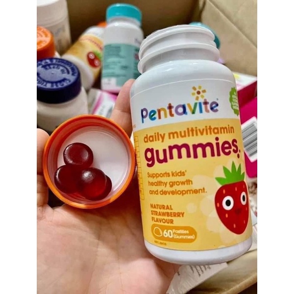 Kẹo gummies pentavite vitamin, tăng đề kháng, canxi cho bé 60 viên - ảnh sản phẩm 2