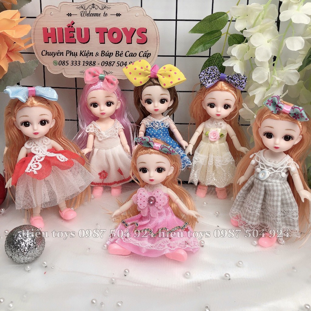 Búp Bê Chibi Mắt Đá 16cm Hàng Hộp Cao Cấp  Đồ Chơi Cho Bé Gái Giao Màu Ngẫu Nhiên