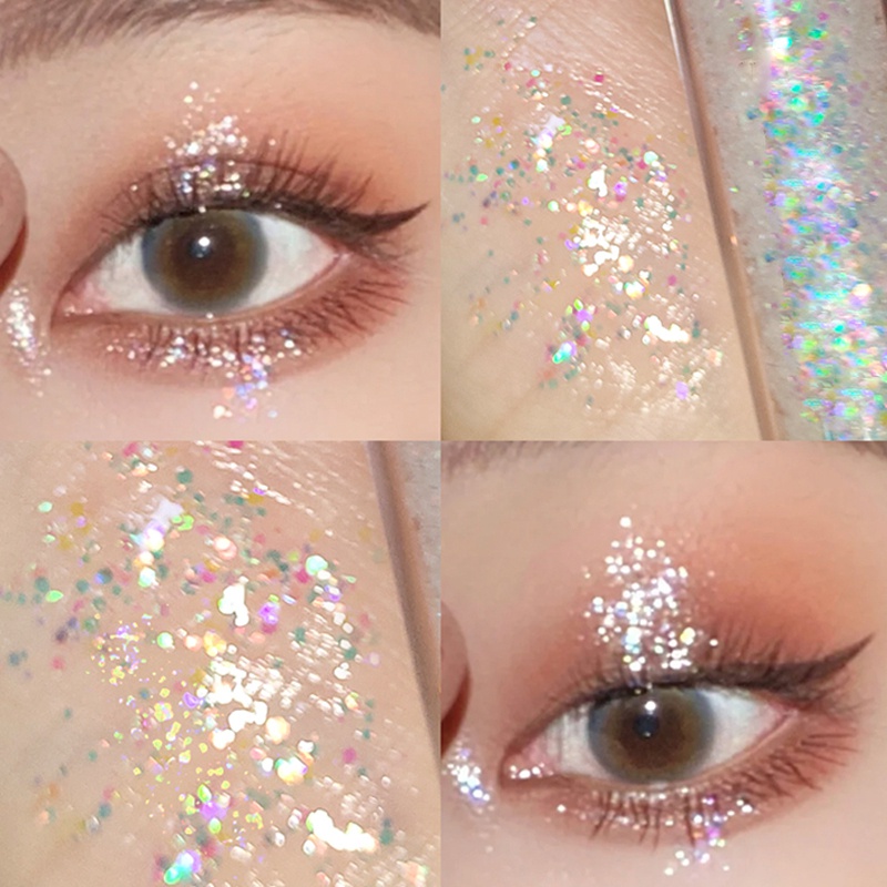 Phấn Mắt Dạng Lỏng Ánh Kim Tuyến Lấp Lánh Lâu Trôi