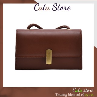 Túi Xách Nữ Hàn Quốc CATA BAG Bản Đẹp Khóa Gold Sang Trọng Size 19 TX0003