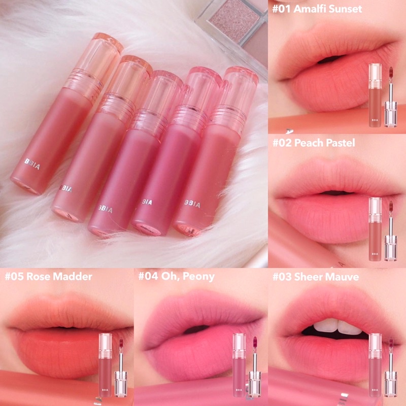 Son kem lì dạng nước siêu mỏng nhẹ Bbia Water Velvet Tint