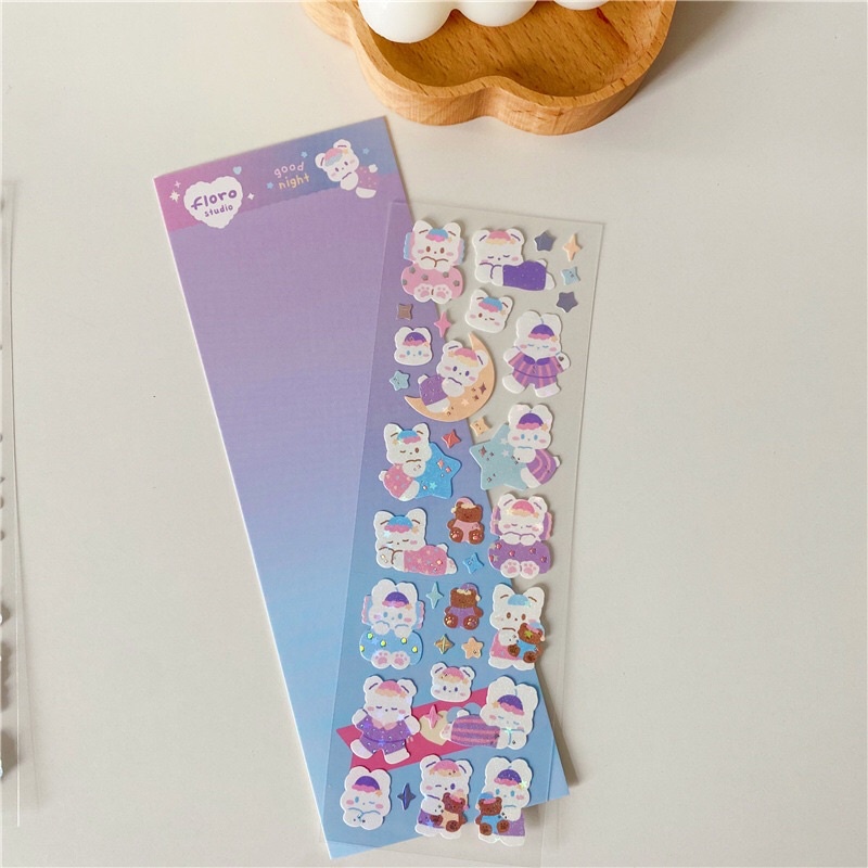 Sticker floro studio ciuciu_ hình dán trang trí top, card