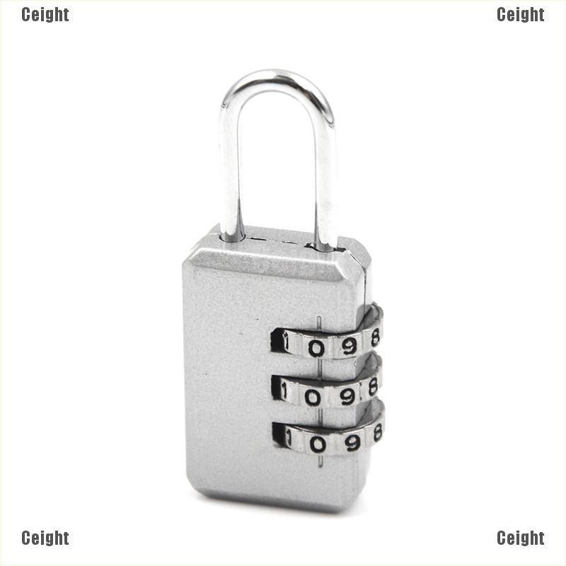 (Cei) 3 Digit Combination Padlock Coded Lock School Gym Locker Sheds
  _cei