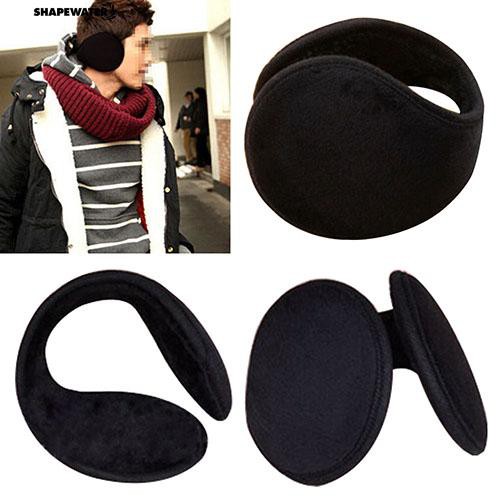 ❄Chụp Tai unisex Màu Đen Giữ Ấm Mùa Đông