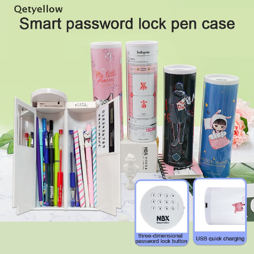 Hộp đựng bút có khóa mật khẩu thông minh đa năng