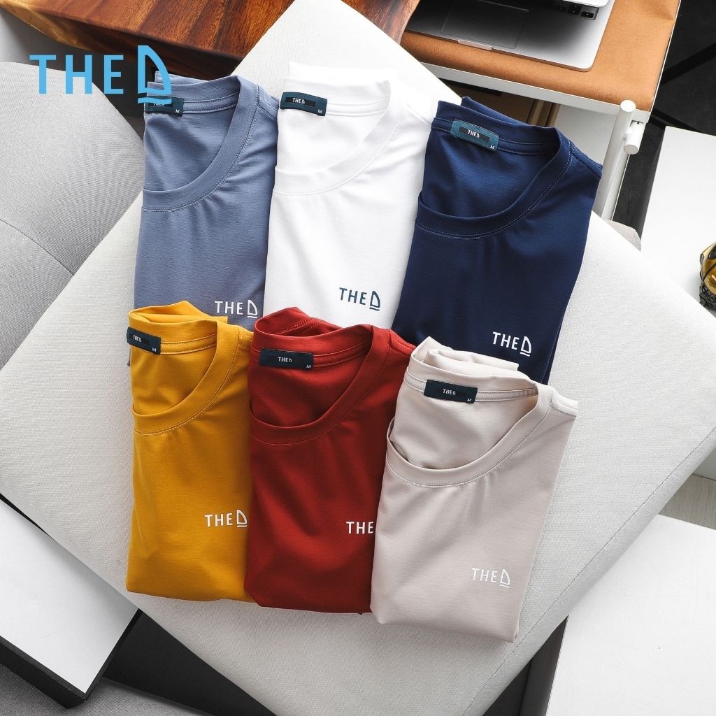 Áo Phông Nam The D Cổ Tròn Dáng Regular Fit, Chất Liệu Cotton Mềm Mịn, Thấm Hút Mồ Hôi Tốt AP 5501 | BigBuy360 - bigbuy360.vn