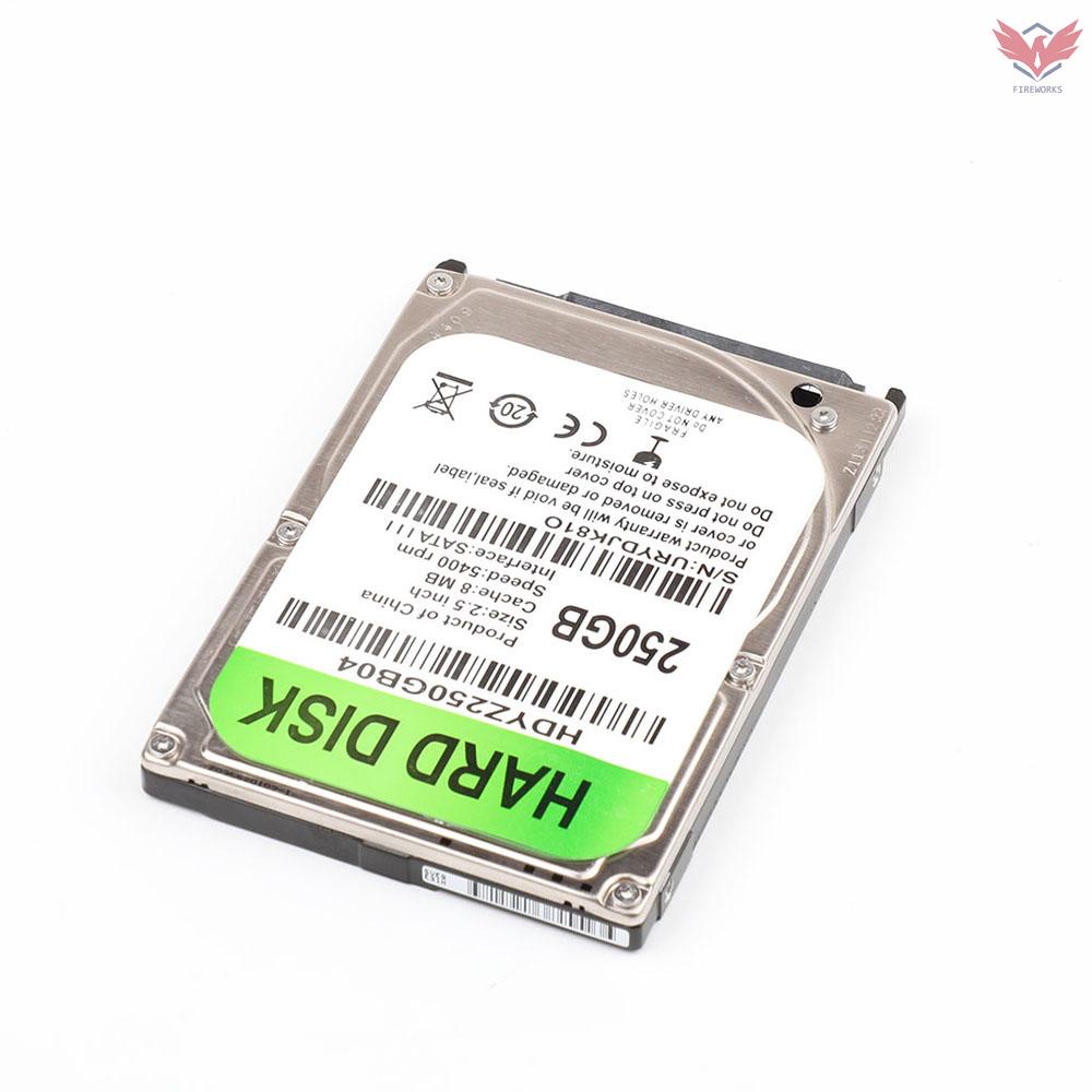 Ổ Cứng Laptop Hdd 250gb 8mb Cache 5400rpm 2.5 Inch | WebRaoVat - webraovat.net.vn