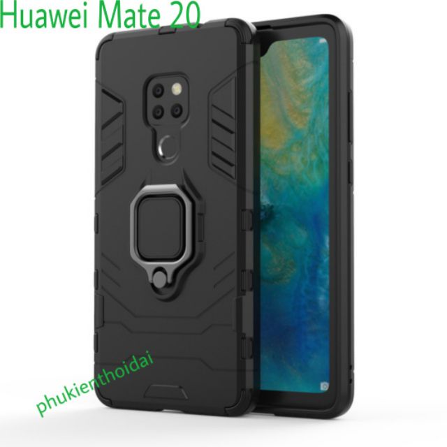 Ốp lưng Huawei Mate 20 chống sốc Iron Man Iring giá đỡ xem phim cao cấp