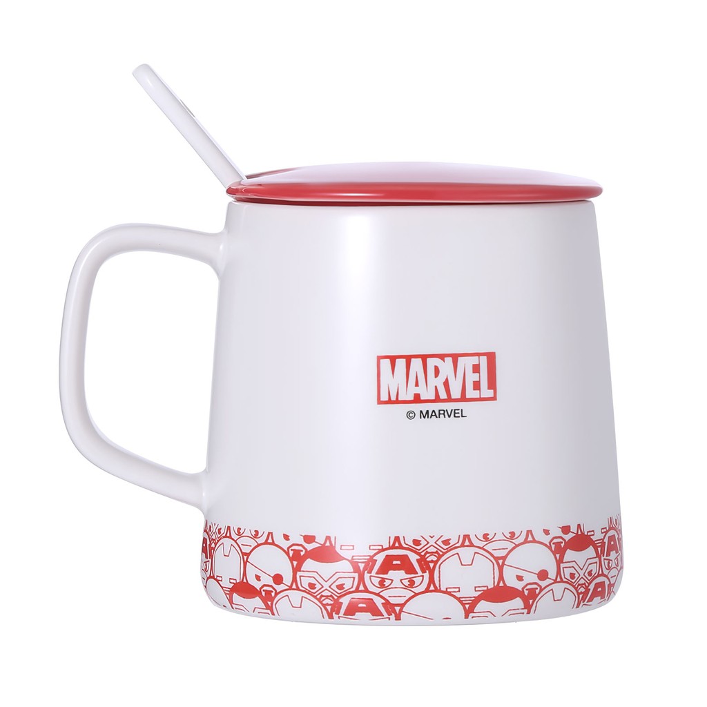 Ly sứ Miniso kèm nắp MARVEL 320ml - Hàng chính hãng