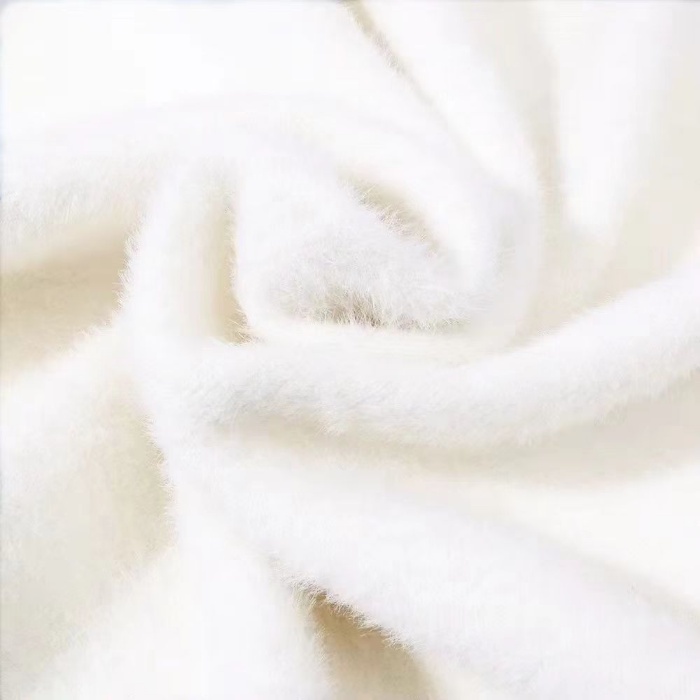 Áo Sweater Dệt Kim Tay Dài Cổ Lọ Lót Nhung Giữ Ấm Thời Trang Mùa Đông Cho Phái Nữ