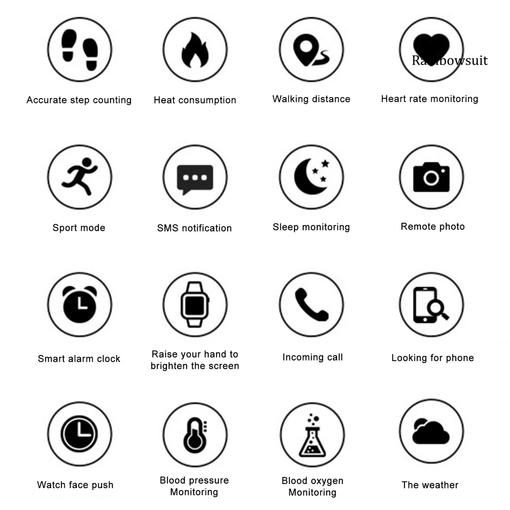 Đồng Hồ Thông Minh Theo Dõi Sức Khỏe Bằng Kim Loại Tpu Có Thể Sạc Lại