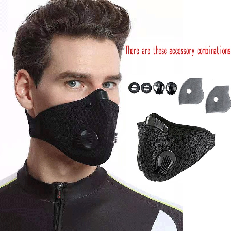 Khẩu trang thể thao chống bụi KN95 PM2.5 than hoạt tính