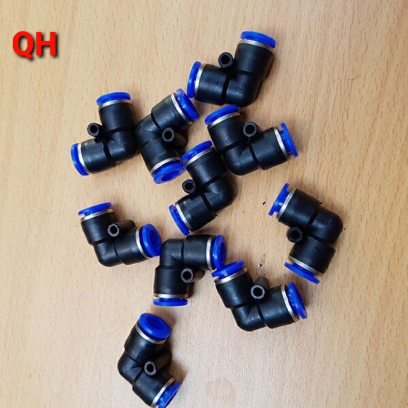cút nối vuông góc cho ống 8mm dây phun sương - Cút nối nhanh dây phun sương