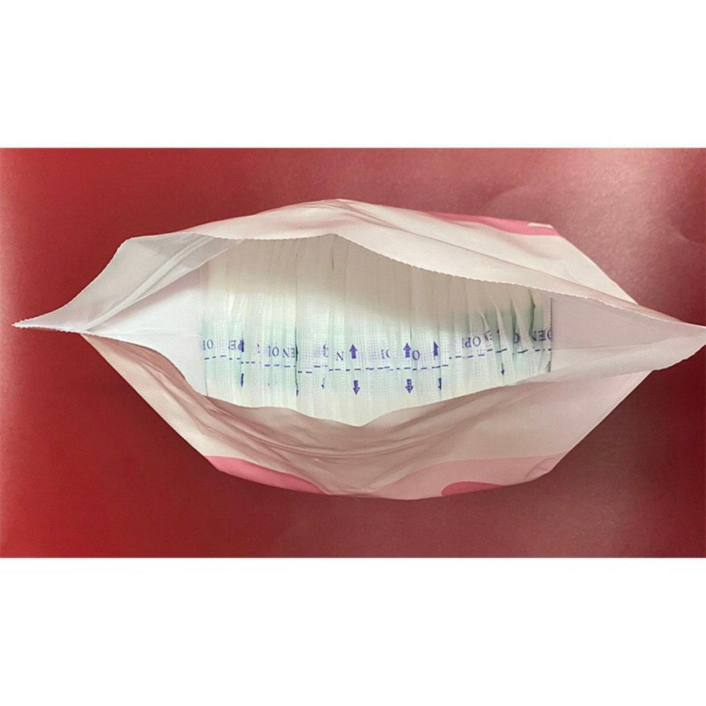 Miếng lót thấm sữa Vcoool dán siêu thấm đóng túi zip tiện lợi 50 miếng