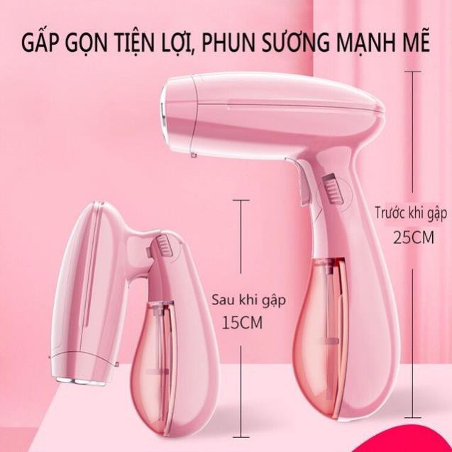 Bàn ủi hơi nước cầm tay gấp gọn du lịch, công tác tiện lợi