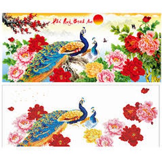 Tranh gắn đá Phú quý bình an VS056