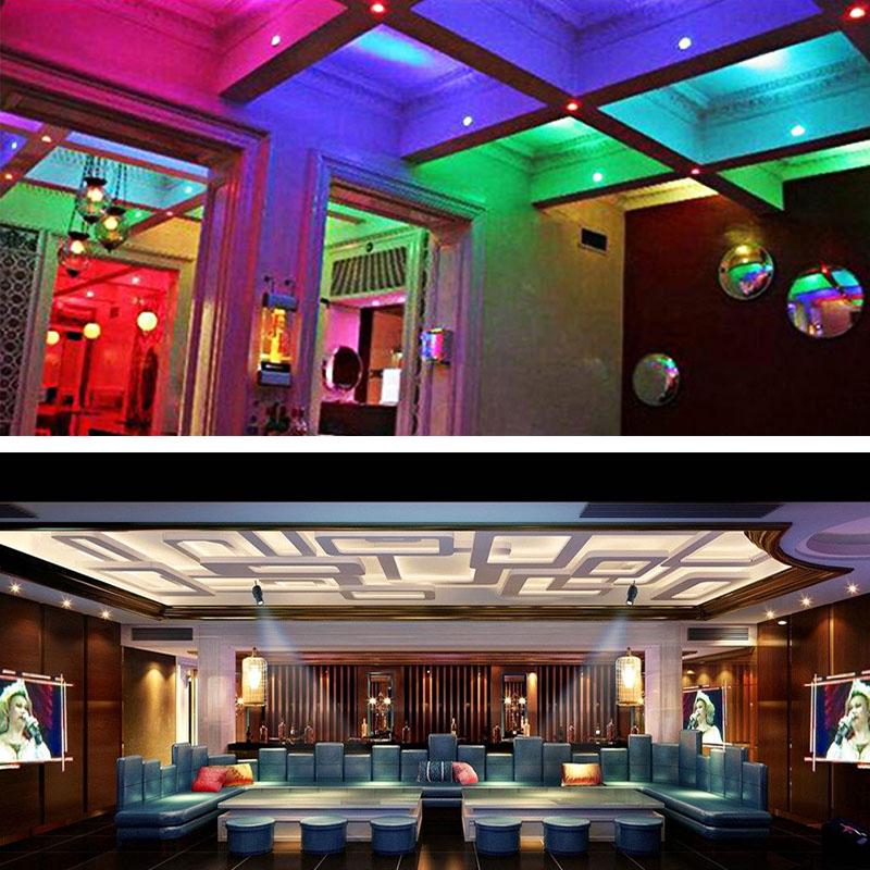 RGB E14 LED bulb 85-265V LED lamp spotlight + IR remote control dimmer driver interior decorations