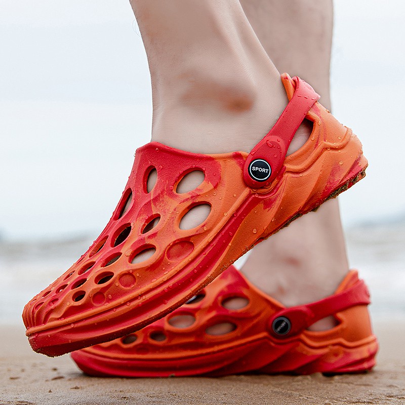 Xăng đan Đi Biển Đục Lỗ Chống Trượt Cỡ Lớn 36~45