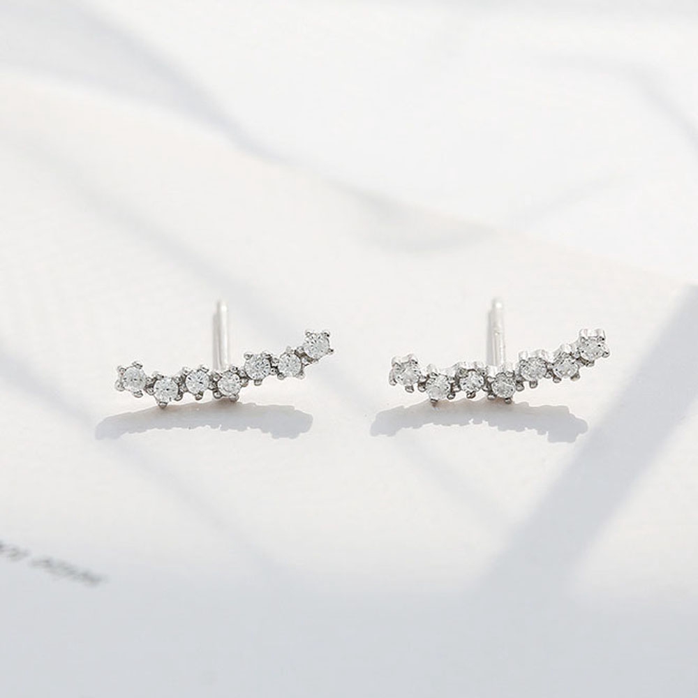 Khuyên Tai Hình Ngôi Sao Đính Đá Zircon Lấp Lánh