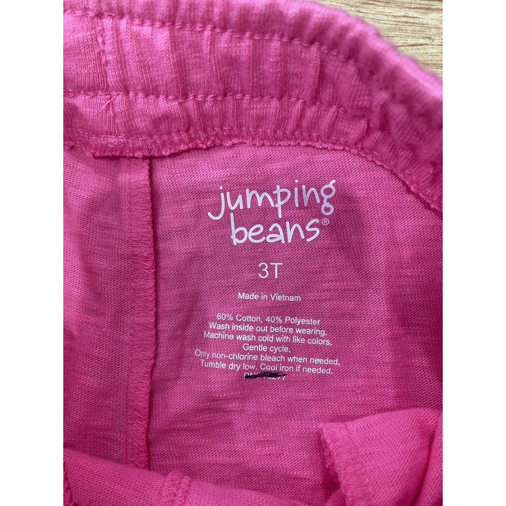 Quần short đùi bé xuất dư gái thun cotton da cá hiệu Jumpinging.