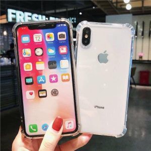 Ốp lưng Iphone chống sốc Silicon trong suốt loại dày 1,5mm 6Plus/7Plus/8Plus/X/XSMAX/11/11PRO/ 11PRO MAX/12/13/14promax