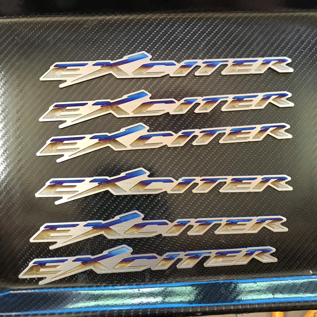 chữ Exciter titan 135 150