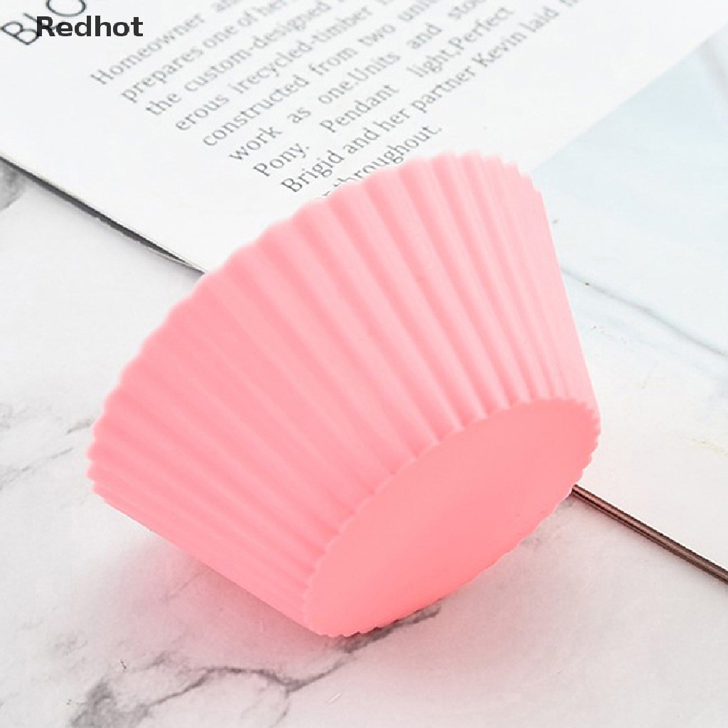 Bộ 7 Khuôn Silicone Làm Bánh Hình Tròn Tiện Dụng