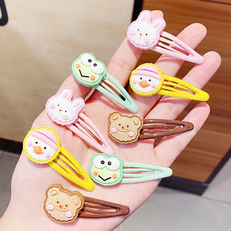 HOTTREND- BỘ 2 KẸP TÓC ĐỘNG VẬT DỄ THƯƠNG PHONG CÁCH HÀN QUỐC CHO BÉ YÊU