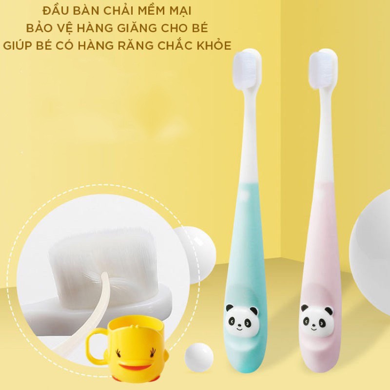 Bàn chải đánh răng cho bé sợi tơ siêu mềm mini soft