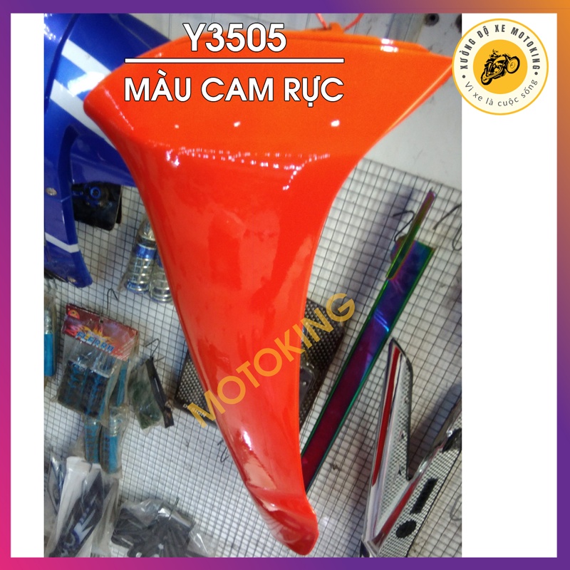 Combo Sơn Samurai màu cam rực Y3505 loại 2K chuẩn quy trình độ bền 5 năm gồm 2K04 - 102-Y3505 -2k01