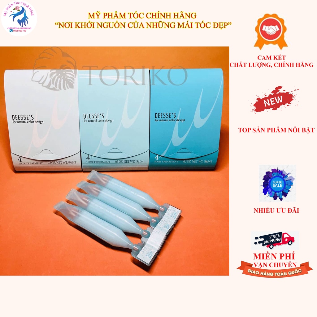 BESTSELLER Kem dưỡng Collagen suôn mượt dùng tại nhà Milbon Deesse's 4+