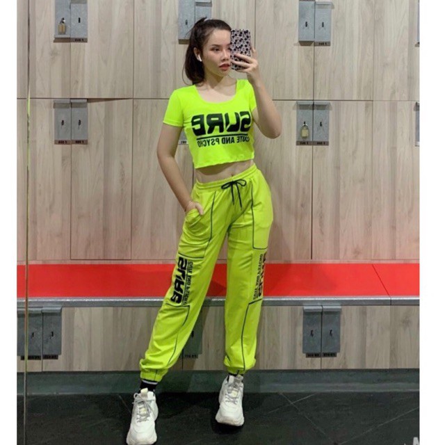 BỘ JOGGER TẬP GYM, DANCE, ZUMBA MIX QUÁ XINH CÁC CHỊ IU