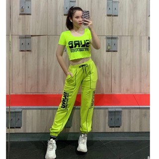 BỘ JOGGER TẬP GYM, DANCE, ZUMBA MIX QUÁ XINH CÁC CHỊ IU