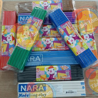 Đất nặn Kiddy Clay/Đất sét Nara 500g mã STPO500-1-(30k 1 viên -Happy 07/07-24k 1 viên)