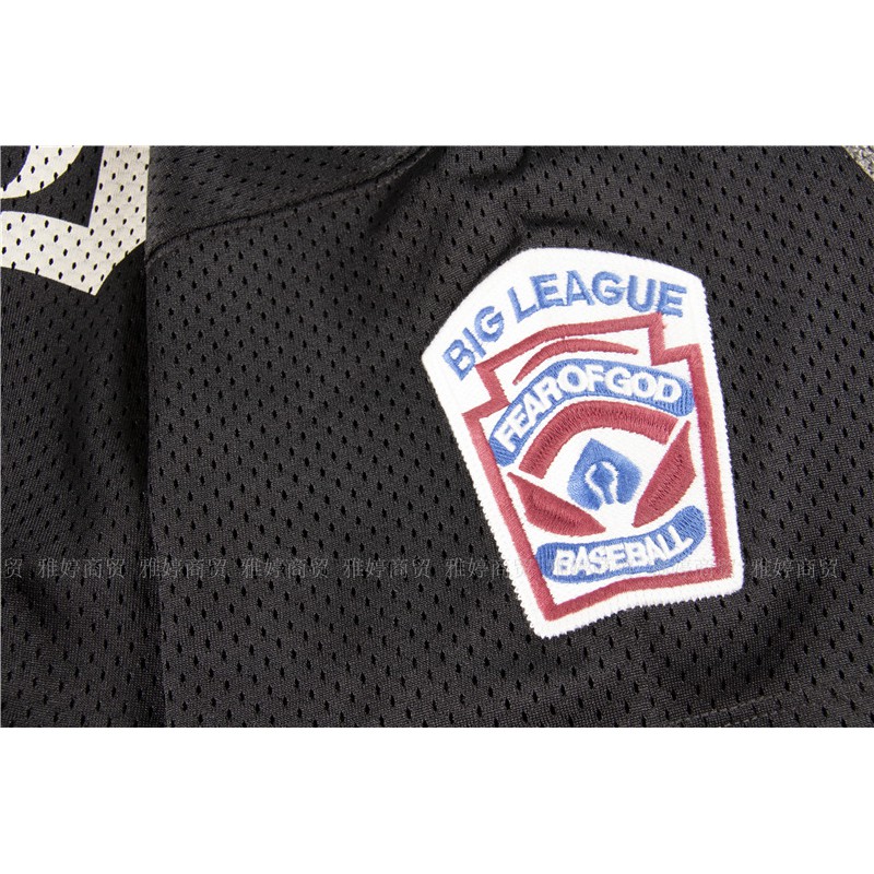 Áo thun ngắn tay oversize Fear Of God big league baseball jersey
