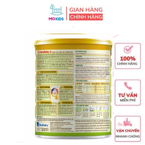 Sữa bột COLOSBABY GOLD 0+ 800G - MOKIDS